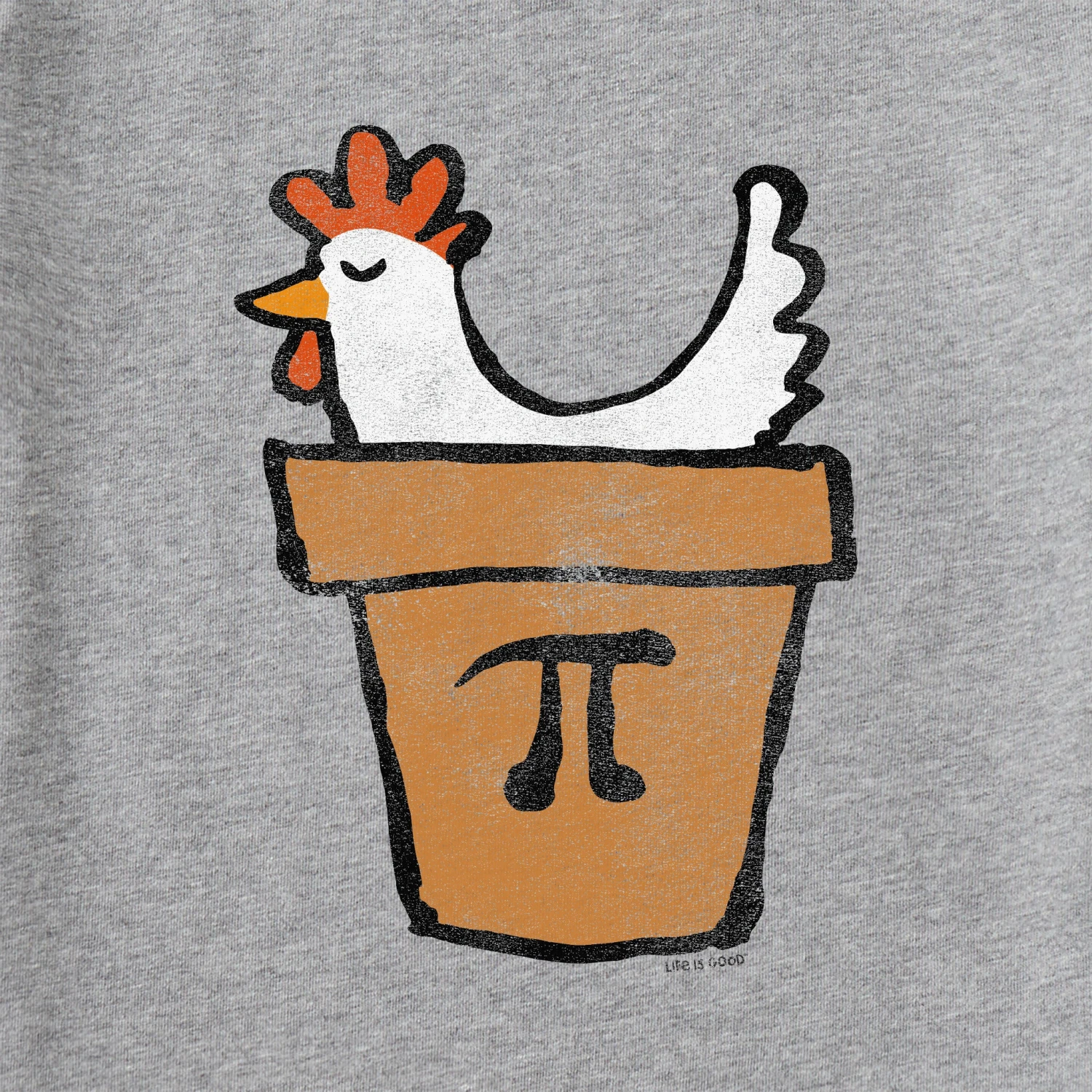 Men's Chicken Pot Pi Short Sleeve Crusher Tee 2 Men's Chicken Pot Pi Short Sleeve Crusher Tee - Image 2