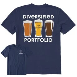 Men's Diversified Portfolio Beer Short Sleeve Tee -LIFE IS GOOD SHOP 100820 1 8d1c6a87 9721 4231 a5d4 936fbe00f918