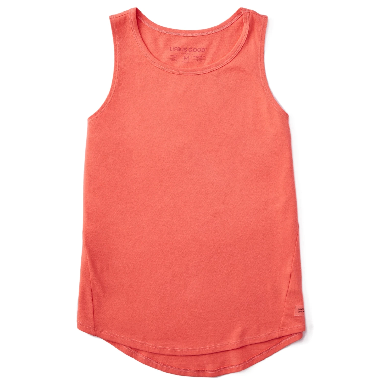 Women's Solid Sleeveless High-Low Crusher Tank 1 Women's Solid Sleeveless High-Low Crusher Tank
