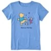 Women's Winnie & P Dance Party Short Sleeve Crusher Tee