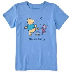 Women's Winnie & P Dance Party Short Sleeve Crusher Tee