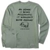 Men's E No Sense Long Sleeve Crusher Tee