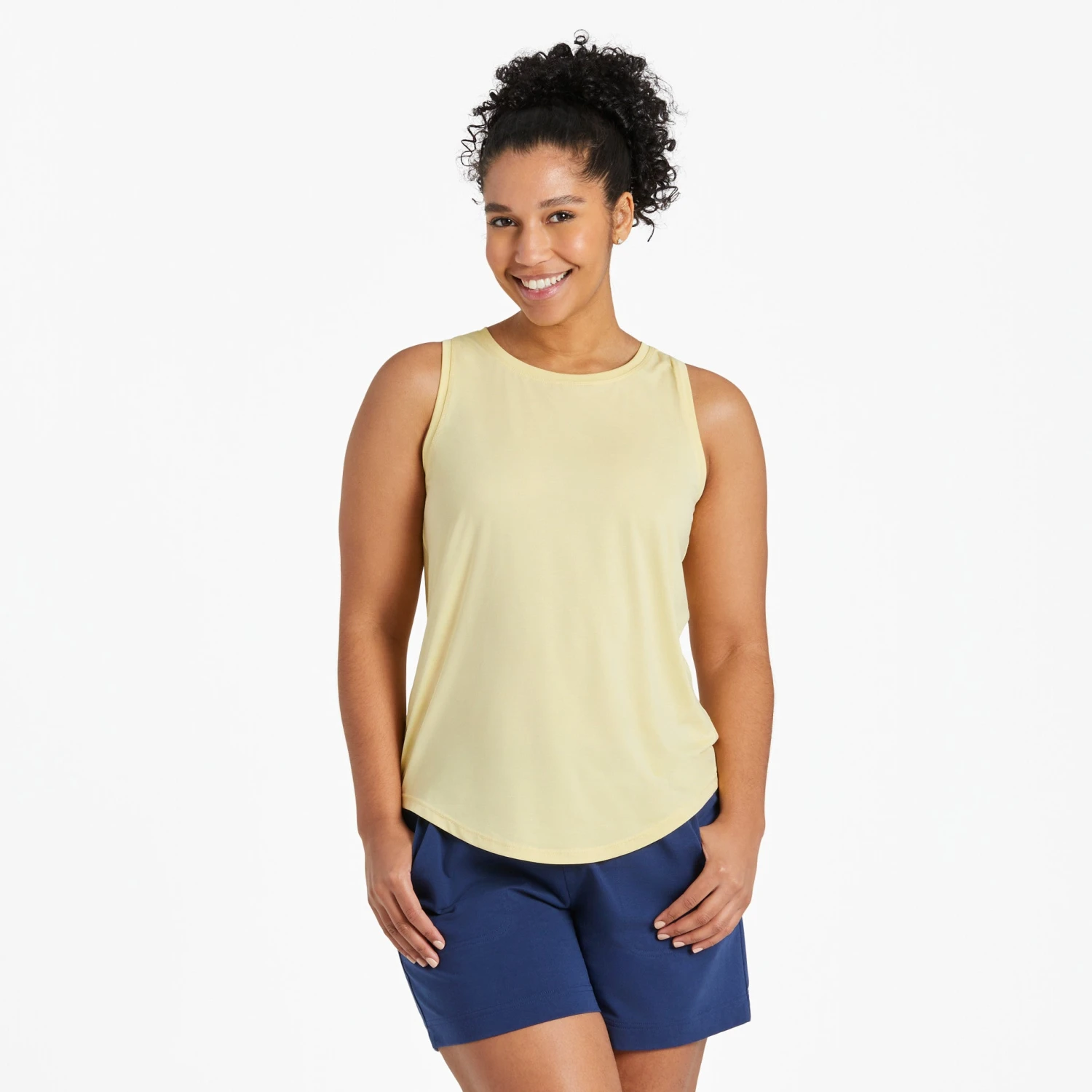 Women's Solid Active Tank 14 Women's Solid Active Tank - Image 14