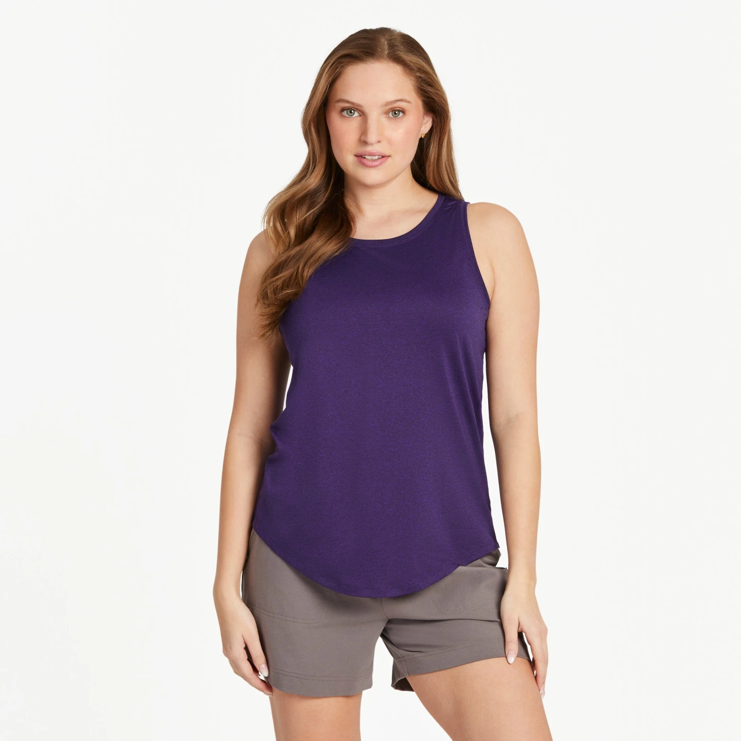 Women's Solid Active Tank 17 Women's Solid Active Tank - Image 17