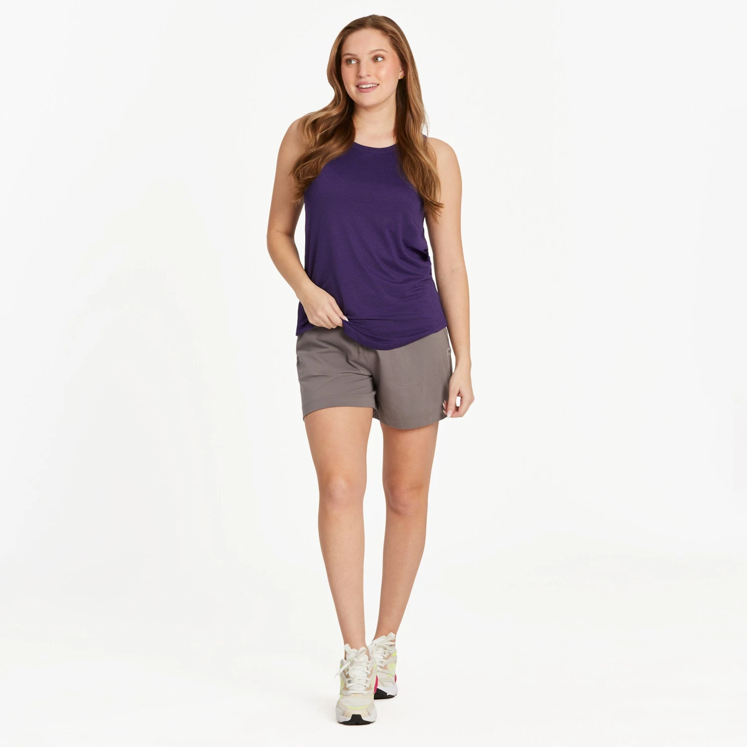 Women's Solid Active Tank 20 Women's Solid Active Tank - Image 20