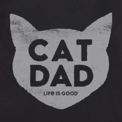 Men's Cat Dad Silhouette Short Sleeve Tee -LIFE IS GOOD SHOP 104769 2
