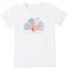 Women's Hibiscus La Jolla Short Sleeve Crusher-LITE Tee