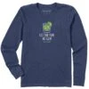 Women's Let The Fun Be Gin Long Sleeve Crusher Tee