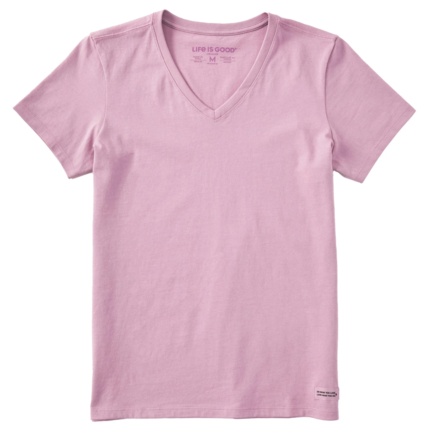 Women's Solid Short Sleeve Vee 1 Women's Solid Short Sleeve Vee