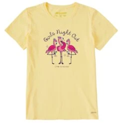 Women's Girls Night Out Flamingo Short Sleeve Tee 18 Women's Girls Night Out Flamingo Short Sleeve Tee -LIFE IS GOOD SHOP 107867 1 673b4986 6d0d 4a6d a913 b04a76fd5aaf