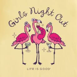 Women's Girls Night Out Flamingo Short Sleeve Tee 19 Women's Girls Night Out Flamingo Short Sleeve Tee -LIFE IS GOOD SHOP 107867 2 d738e7c6 500c 45b3 845f 7d07ac6055e2
