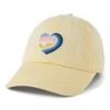 Adult Unisex Sunrise Surf Heart Sunwashed Chill Cap