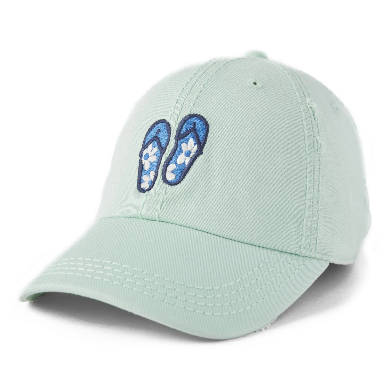 Adult Unisex Daisy Flip Flops Sunwashed Chill Cap 1 Adult Unisex Daisy Flip Flops Sunwashed Chill Cap