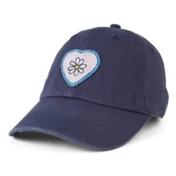 Adult Unisex Simple Daisy Heart Tattered Chill Cap