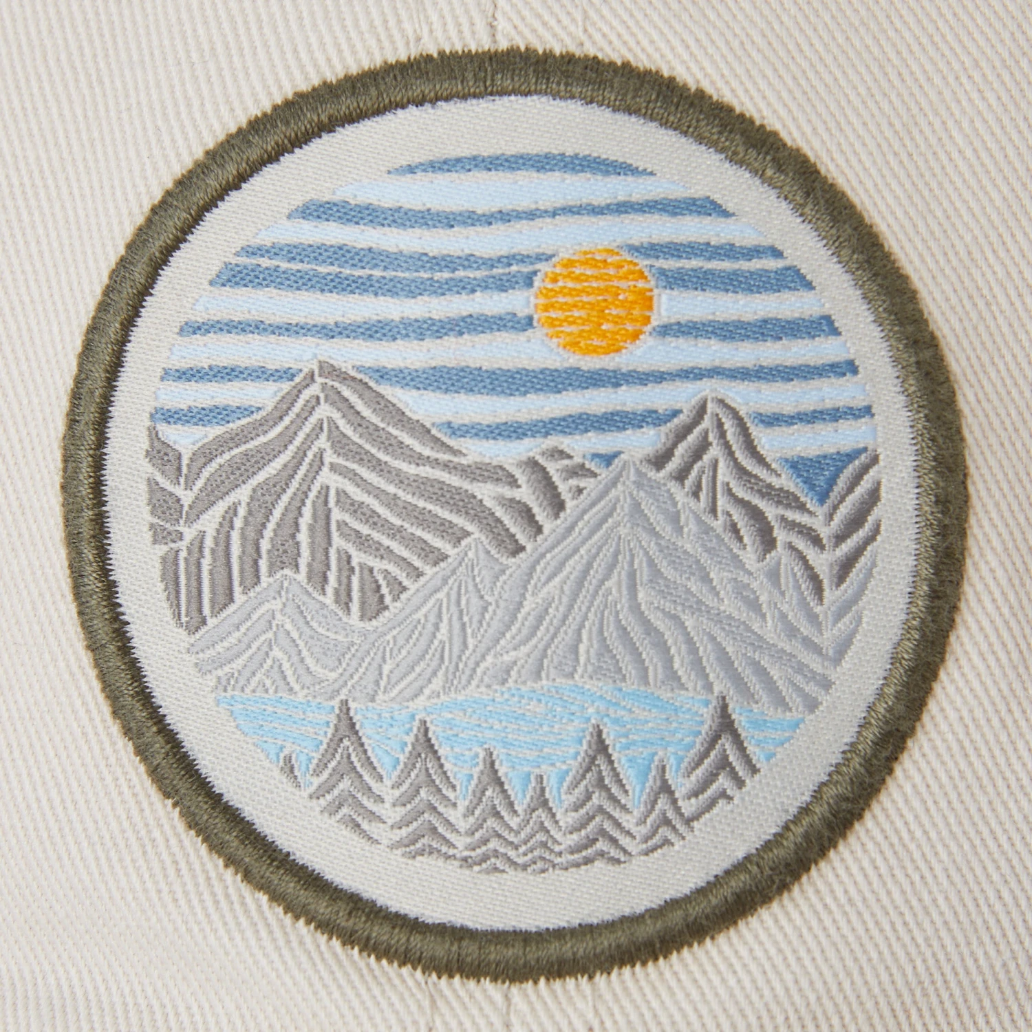 Adult Unisex Life Isn't Perfect Woodblock Mountains Trucker 5 Adult Unisex Life Isn't Perfect Woodblock Mountains Trucker - Image 5