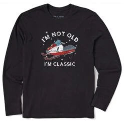 Men's I'm Classic Snowmobile Long Sleeve Crusher Tee