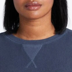 Women's Solid Long Sleeve Thermal Tee -LIFE IS GOOD SHOP 110166 3