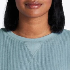 Women's Solid Long Sleeve Thermal Tee -LIFE IS GOOD SHOP 110167 3