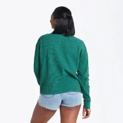 Women's Solid Long Sleeve Thermal Tee -LIFE IS GOOD SHOP 110168 2