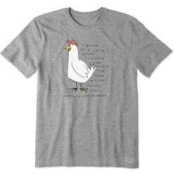 Men's Chicken Motives Short Sleeve Tee -LIFE IS GOOD SHOP 110466 1