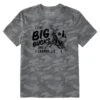 Men's I Like Big Bucks Short Sleeve Allover Printed Crusher Tee
