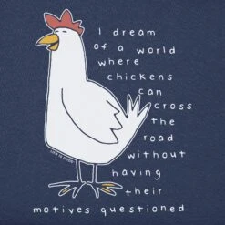 Men's Chicken Motives Short Sleeve Tee -LIFE IS GOOD SHOP 110942 2
