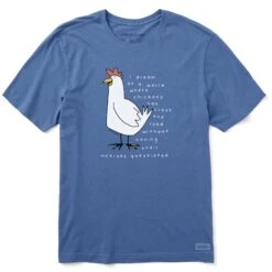Men's Chicken Motives Short Sleeve Tee -LIFE IS GOOD SHOP 111175 1
