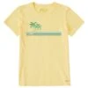 Women's Linear Palms Short Sleeve Tee