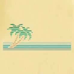 Women's Linear Palms Short Sleeve Tee -LIFE IS GOOD SHOP 114045 2 87388f47 3384 40a4 8f75 1d5203827cf1