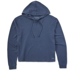 Women's Solid Crusher Boxy Hoodie -LIFE IS GOOD SHOP 114341 5