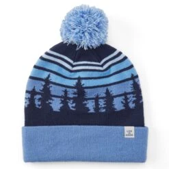 Adult Unisex Tree Striped Sky So Chill Beanie