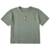 Women's Frog Guitar Short Sleeve Crusher Boxy Tee