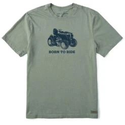 Men's Born To Ride Mower Short Sleeve Crusher Tee