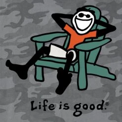 Men's Adirondack Jake Chill Short Sleeve Allover Printed Crusher Tee -LIFE IS GOOD SHOP 115385 2 30ea77bd f17f 4cde 90da 428914d15ff1