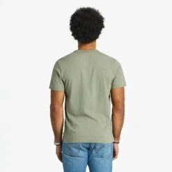Men's I Like Crafts Label Textured Slub Tee -LIFE IS GOOD SHOP 115467 3