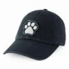 Adult Unisex Pet Paw Print Tattered Chill Cap