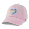 Adult Unisex Sunrise Wave Heart Sunwashed Chill Cap