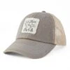 Adult Unisex Fish More Stress Less Bass Old Favorite Trucker Hat