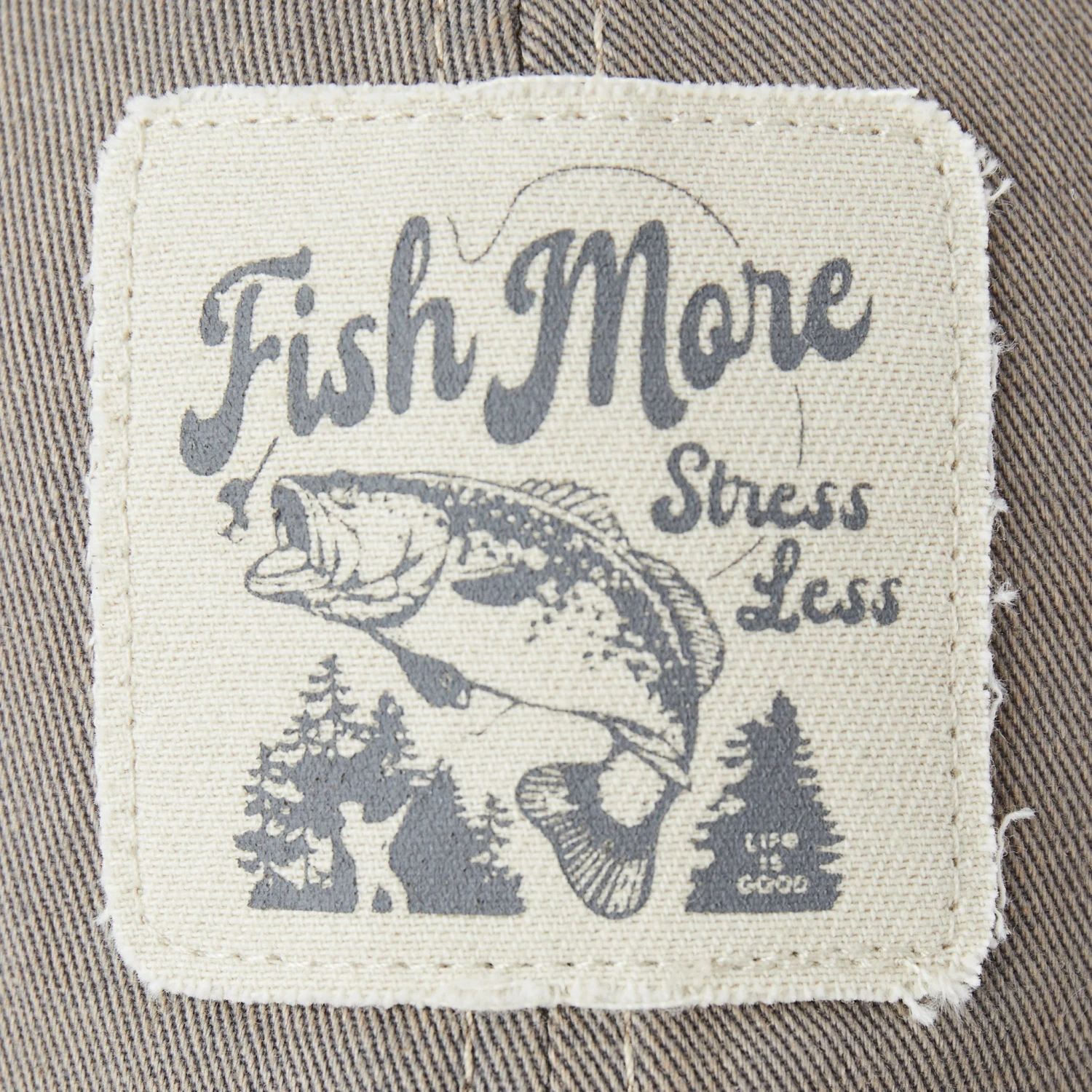 Adult Unisex Fish More Stress Less Bass Old Favorite Trucker Hat 5 Adult Unisex Fish More Stress Less Bass Old Favorite Trucker Hat - Image 5