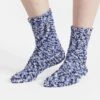 Adult Unisex Darkest Blue PomPoms Sock