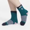 Adult Unisex Spruce Green Snuggle Sock