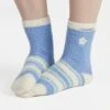 Adult Unisex Cornflower Blue Snuggle Sock