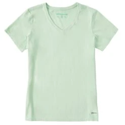 Women's Solid Short Sleeve Vee 22 Women's Solid Short Sleeve Vee -LIFE IS GOOD SHOP 115911 1