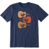 Men's 3 Acoustic Guitars Short Sleeve Tee