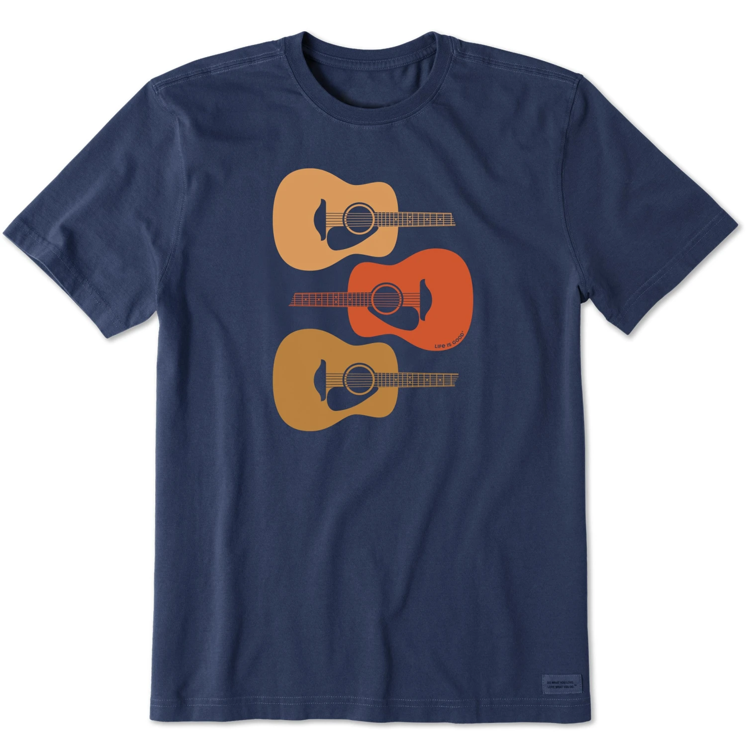 Men's 3 Acoustic Guitars Short Sleeve Tee 5 Men's 3 Acoustic Guitars Short Sleeve Tee - Image 5