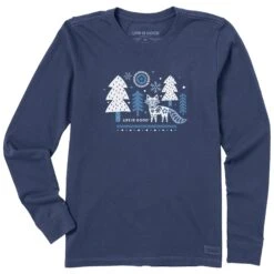 Women's Winter Fox Long Sleeve Crusher Tee