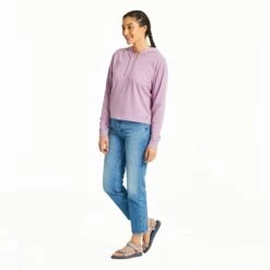 Women's Solid Crusher Boxy Hoodie -LIFE IS GOOD SHOP 116633 4