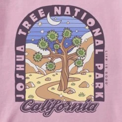 Women's Joshua Tree Poster Short Sleeve Tee -LIFE IS GOOD SHOP 117181 2 26cf37d4 456d 4ae7 9962 9da17ca6b0f1