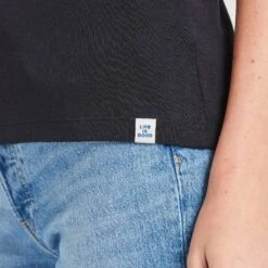 Women's Solid Modal Ribbed Tee -LIFE IS GOOD SHOP 119736 3