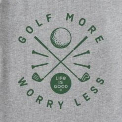 Men's Golf More Short Sleeve Tee -LIFE IS GOOD SHOP 120014 2